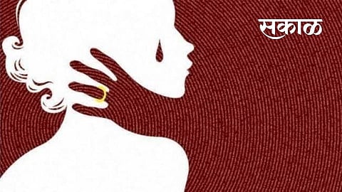 Akola Buldana Crime News Husband strangles wife to death over suspicion