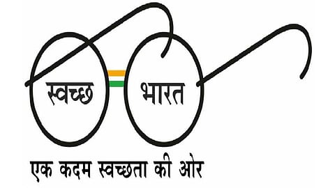 Clean India campaign toilets in the air