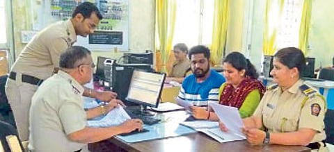 The kolhapur district police force took part in the CCTNS operation