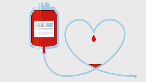 on the occasion of valentine day A blood donation in kolhapur