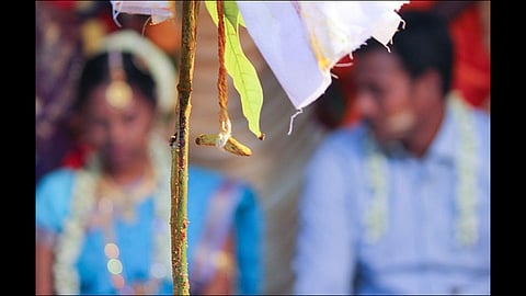 bride cancels wedding in between rituals after spotting ex boyfriend at venue in telangana