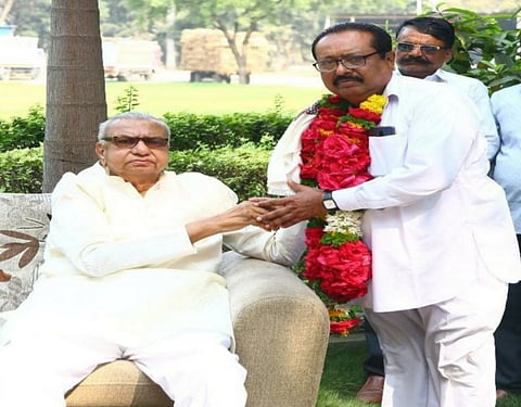Nanasaheb Tuvar as the President of Radish Sugar Factory