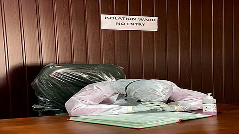 sad health worker