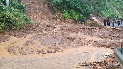 land slide