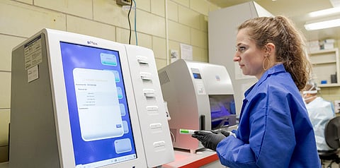 PCR device at Mayo hospital corrupted