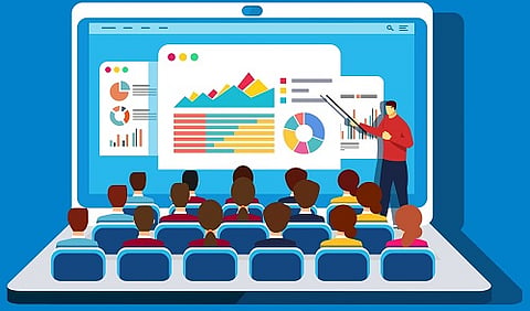 60% student participation in online education; increase participation