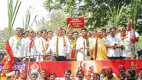 chandrakant patil criticism on ajit pawar in kolhapur