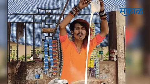 tea seller, rajinikanth style, viral video