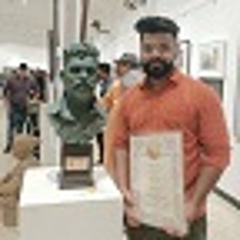 Shubham's artwork became huge in the country