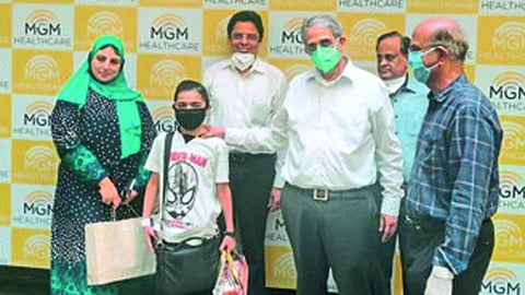 चेन्नईतील एमजीएम रुग्णालयात इजिप्तच्या मुलाला जीवदान