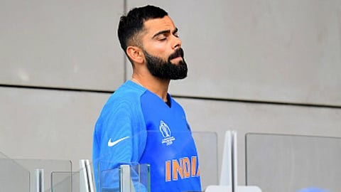 Virat Kohli is still upset because of loss in World Cup 2019