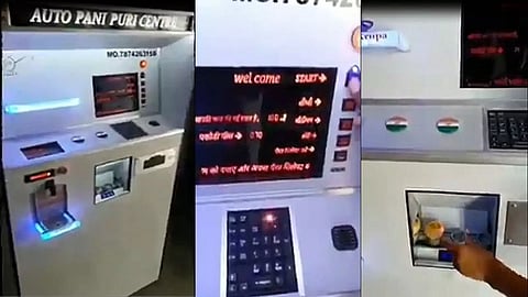panipuri Vending Machine Video Goes Viral On Social Media