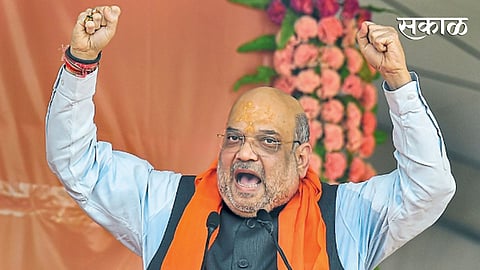 गंगासागर - केंद्रीय गृह मंत्री अमित शहा यांनी जाहीर सभेद्वारे परिवर्तन यात्रेला प्रारंभ केला.