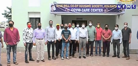 Good News: Kovid Center built by flat owners of Blue Bell Apartments in Kolhapur, Kelly 10 bed facility