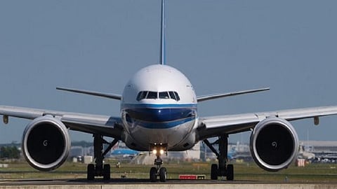 pm narendra modi boeing 777 aircraft arrived in Delhi