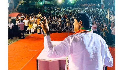 NCP Candidate Chetan Tupe criticizes on MLA Yogesh Tilekar