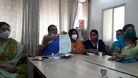 Press conference of Lobo in sawantwadi