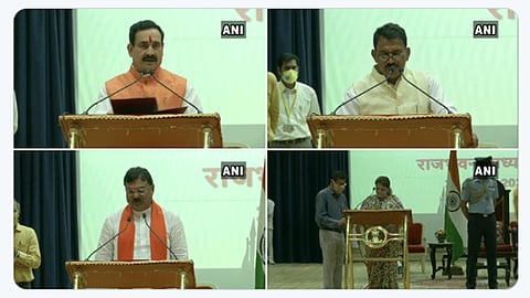 Five ministers take oath in first expansion in Madhya Pradesh