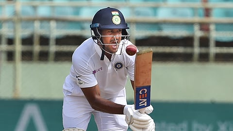 Mayank Agarwal scores century in 1st test against South Africa