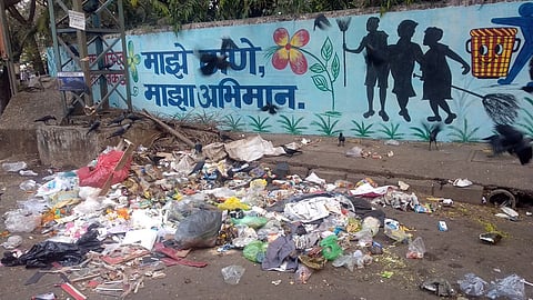 ठाण्यात स्वच्छ सर्व्हेक्षण मोहिमेची ऐशी तैशी