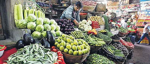 Onion Tomato beans soya beans Bitter gourd gimcrack and Green Chilli Coconut Expensive in Pune Market yard