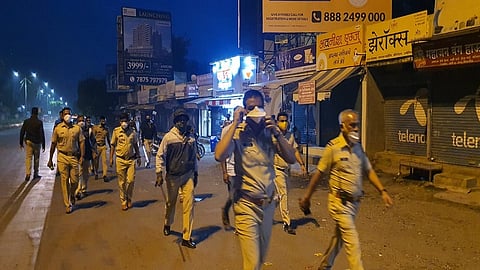 Overnight police combing operation in the city nashik marathi news