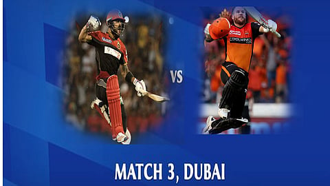 IPL2020 SRH v RCB 3rd Match