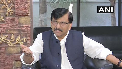 Shivsena MP Sanjay Raut criticizes BJP in today s PC
