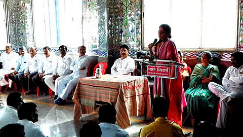 MP Supriya Sule visits Indapur