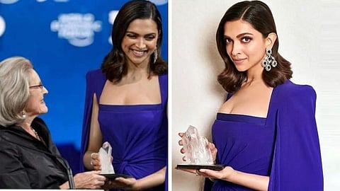 Deepika Padukone receives Crystal Award at Davos