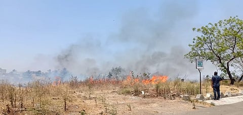 #Solapur : आग टाळण्यासाठी विमानतळावर प्रतिबंधात्मक उपाय