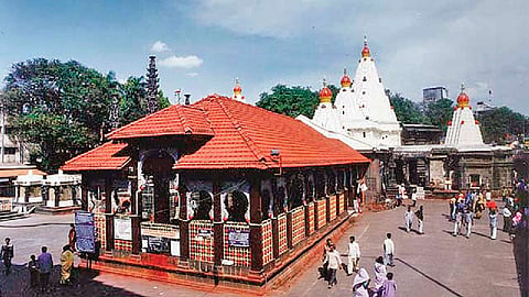 The work of opening Mankarnika Kund in Ambabai temple started