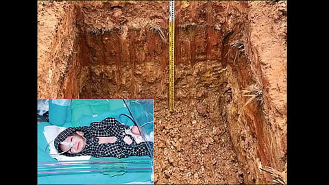 Digging grave for stillborn people find another girl buried at uttar pradesh