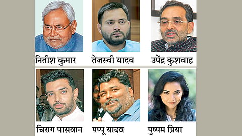 Bihar Election : मुख्यमंत्रिपदासाठी अर्धा डझन दावेदार