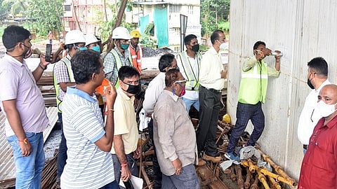 status of work of bridge checked by experts in kankavli