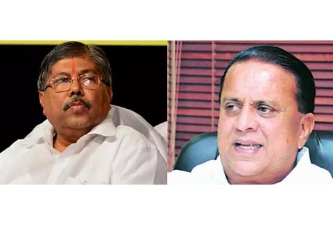 minister hasan mushrif criticized on chandrakant patil on corona situation in kolhapur