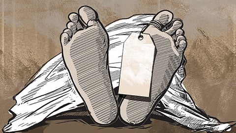 Death of a little girl by strangulation