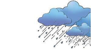 Normal raining in Pune middle area today