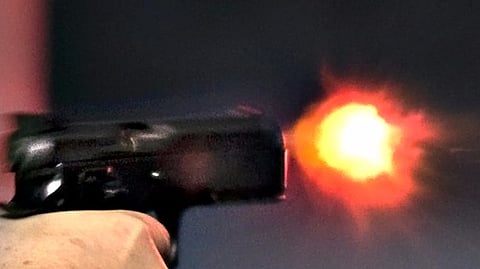 gun firing