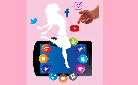 Girls business through social media