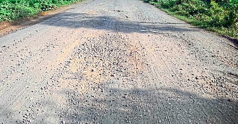 अर्जुनी मोरगाव : जागोजागी उखडलेला राज्य महामार्ग.