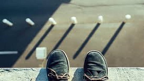 man on roof