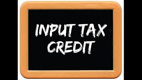 inputs tax credit