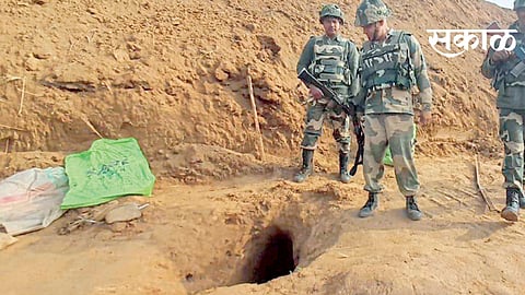 सीमेलगत भुयार सापडले; घुसखोरीचा कट उधळला