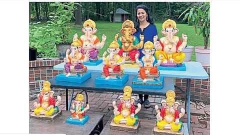 Eco friendly ganesh idols in america