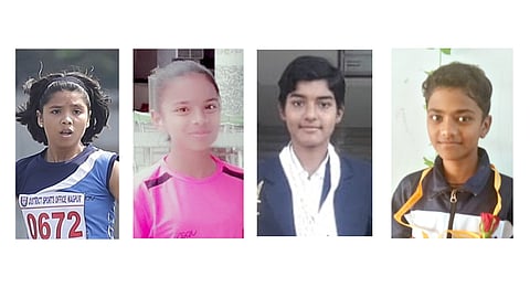 family of four young runners from Nagpur in trouble due to lockdown
