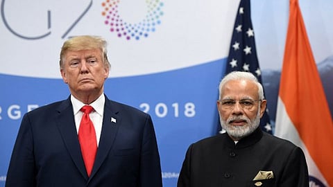 Donald trump says It Is Really Up To Pm Modi that i have look into kashmir dispute