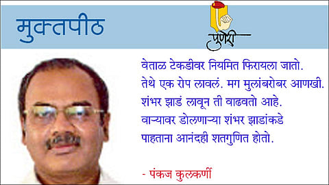 शंभर रोपं, शतगुणित आनंद