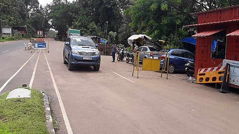vehicles not check on check post from today's afternoon 12 pm from goa to maharashtra