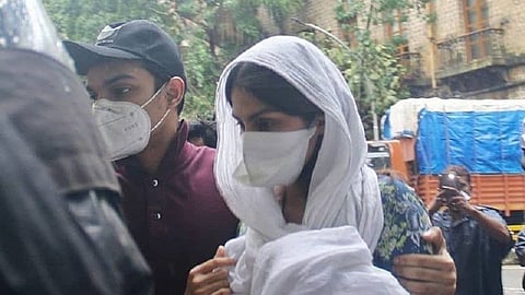 rhea chakraborty reached ED office